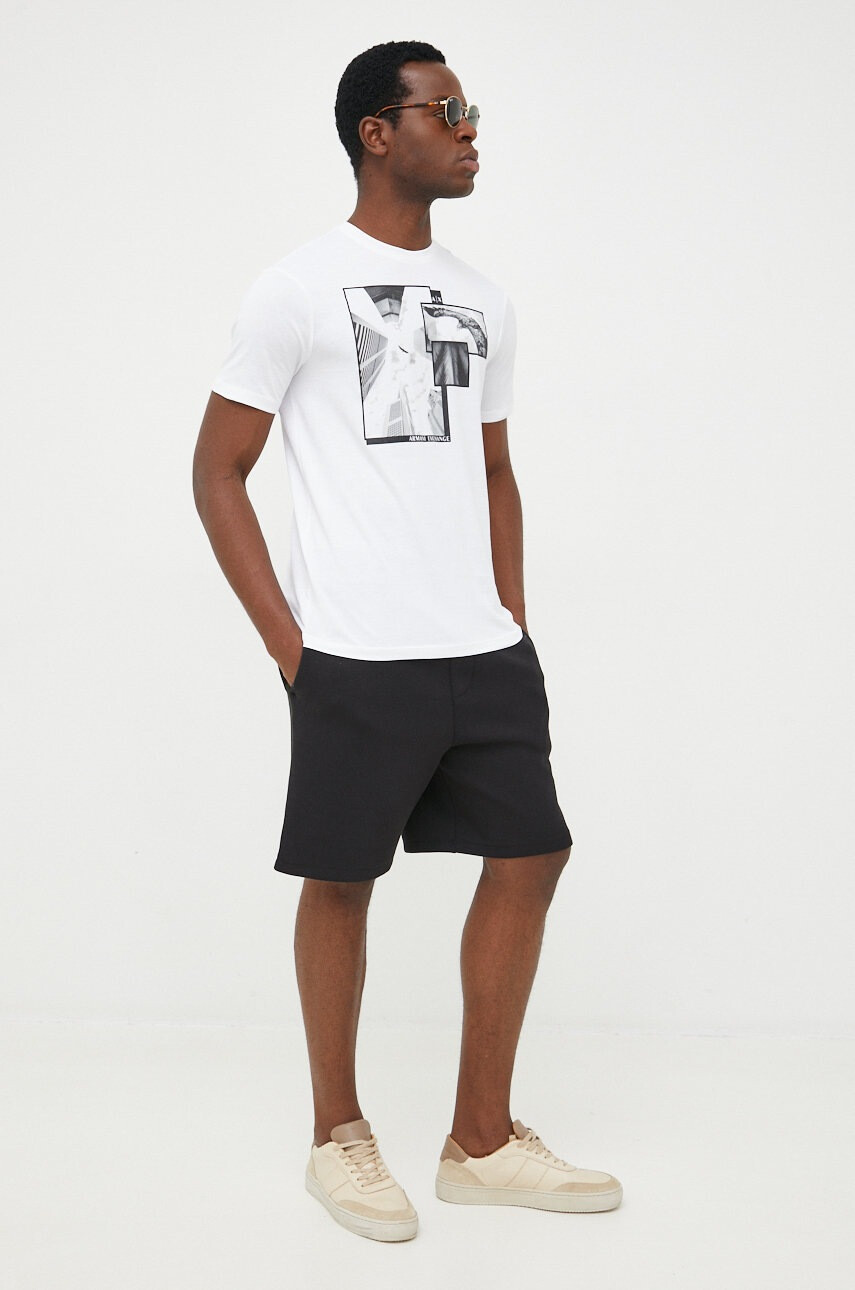 Armani Exchange Памучна тениска - Pepit.bg