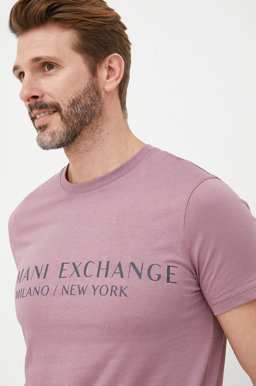 Armani Exchange Памучна тениска - Pepit.bg