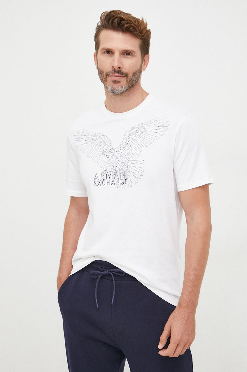 Armani Exchange Памучна тениска - Pepit.bg