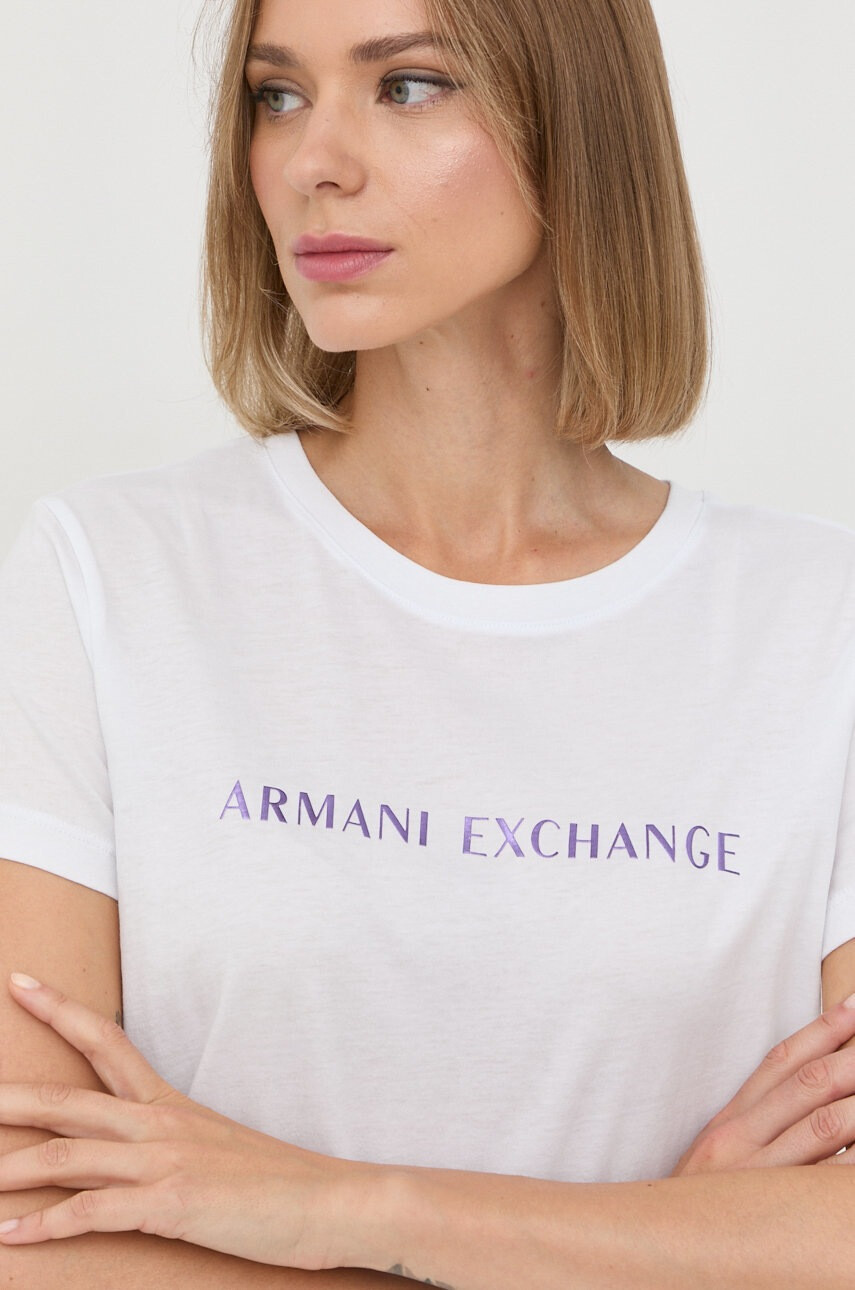 Armani Exchange Памучна тениска - Pepit.bg