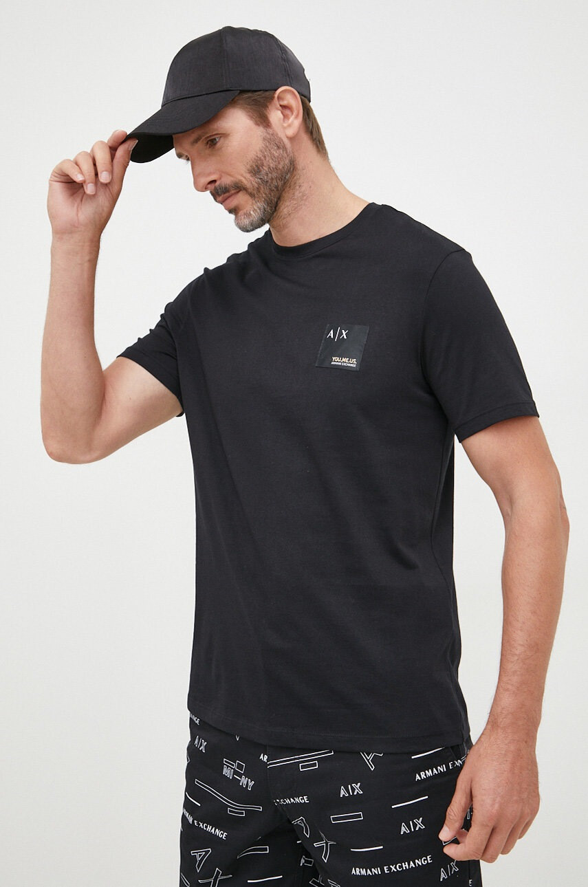 Armani Exchange Памучна тениска - Pepit.bg