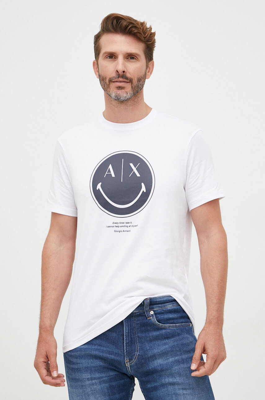 Armani Exchange Памучна тениска - Pepit.bg