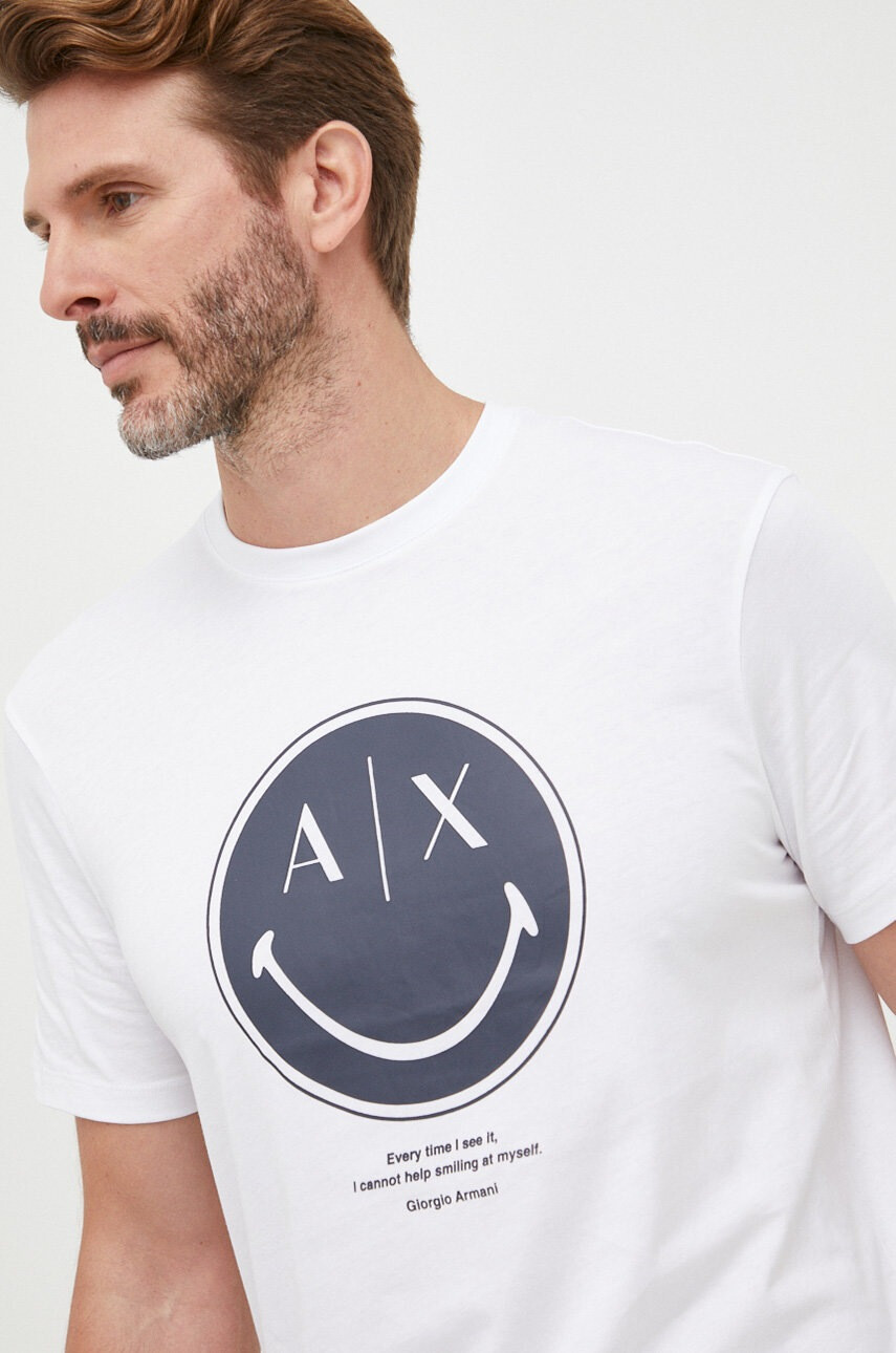 Armani Exchange Памучна тениска - Pepit.bg