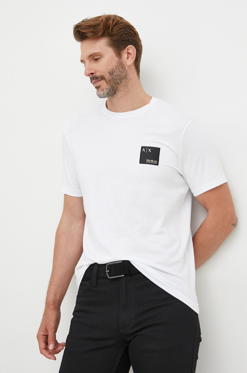 Armani Exchange Памучна тениска - Pepit.bg