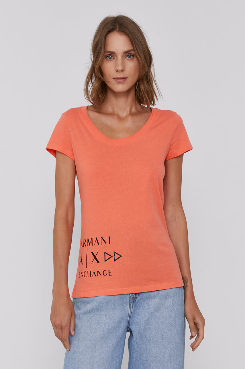 Armani Exchange Памучна тениска - Pepit.bg