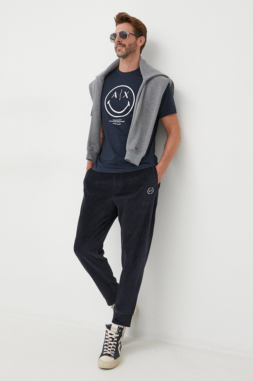 Armani Exchange Памучна тениска - Pepit.bg