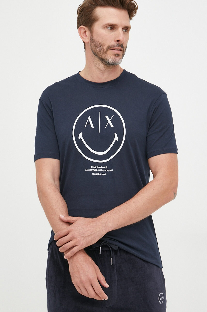 Armani Exchange Памучна тениска - Pepit.bg