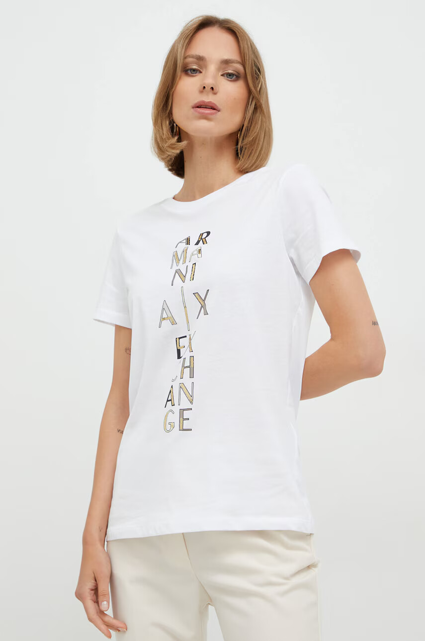 Armani Exchange Памучна тениска - Pepit.bg