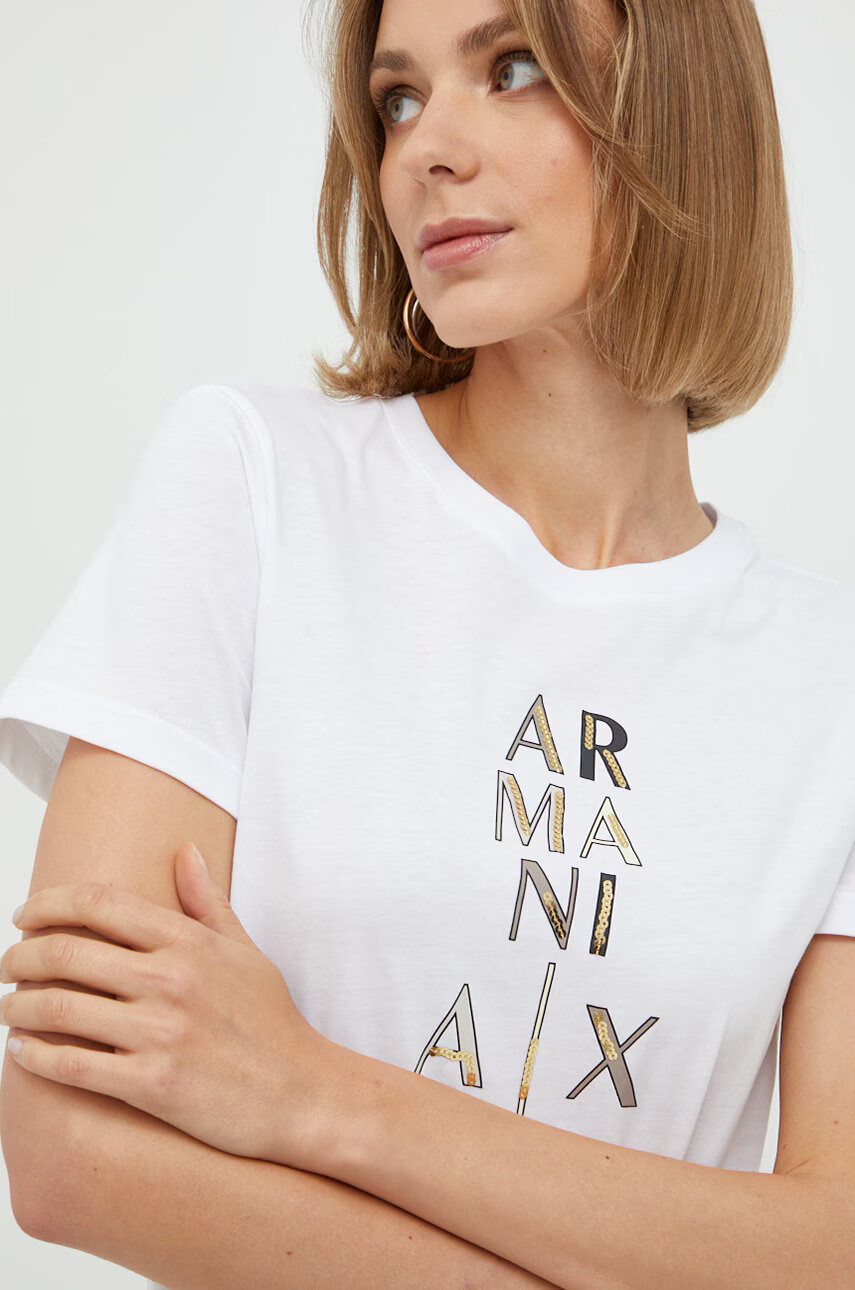 Armani Exchange Памучна тениска - Pepit.bg