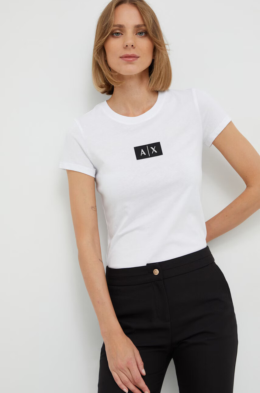 Armani Exchange Памучна тениска - Pepit.bg