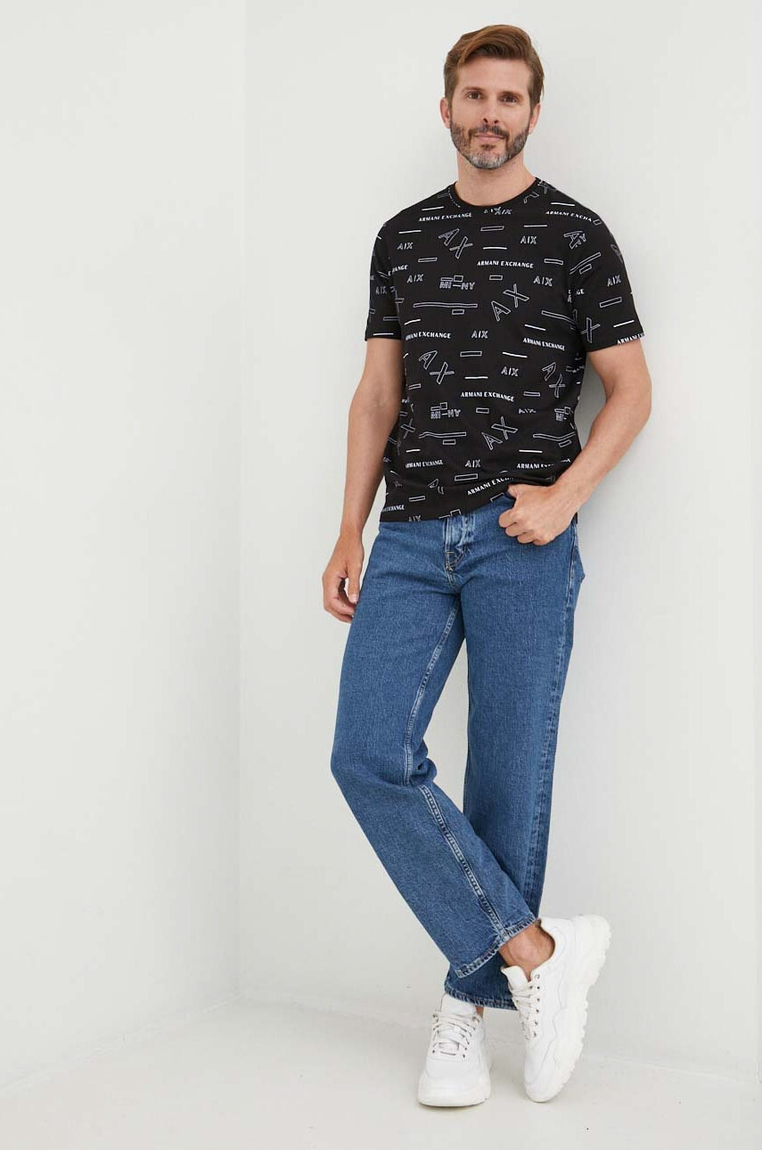 Armani Exchange Памучна тениска - Pepit.bg