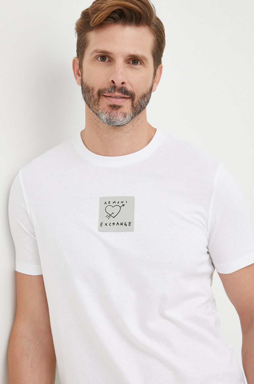 Armani Exchange Памучна тениска - Pepit.bg
