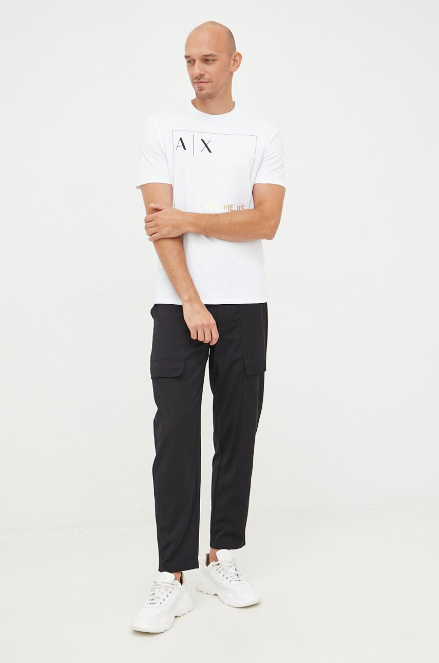 Armani Exchange Памучна тениска - Pepit.bg