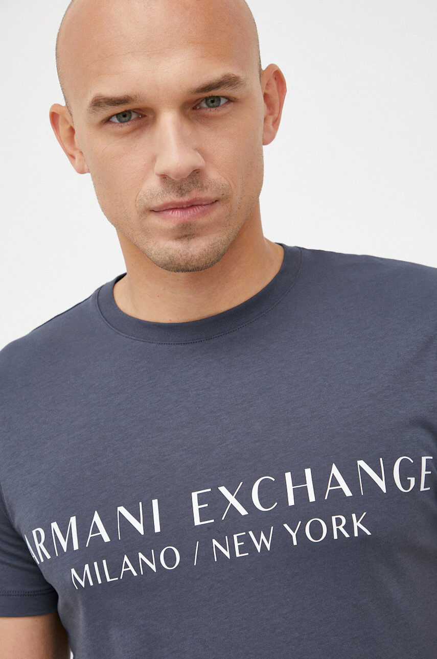 Armani Exchange Памучна тениска - Pepit.bg