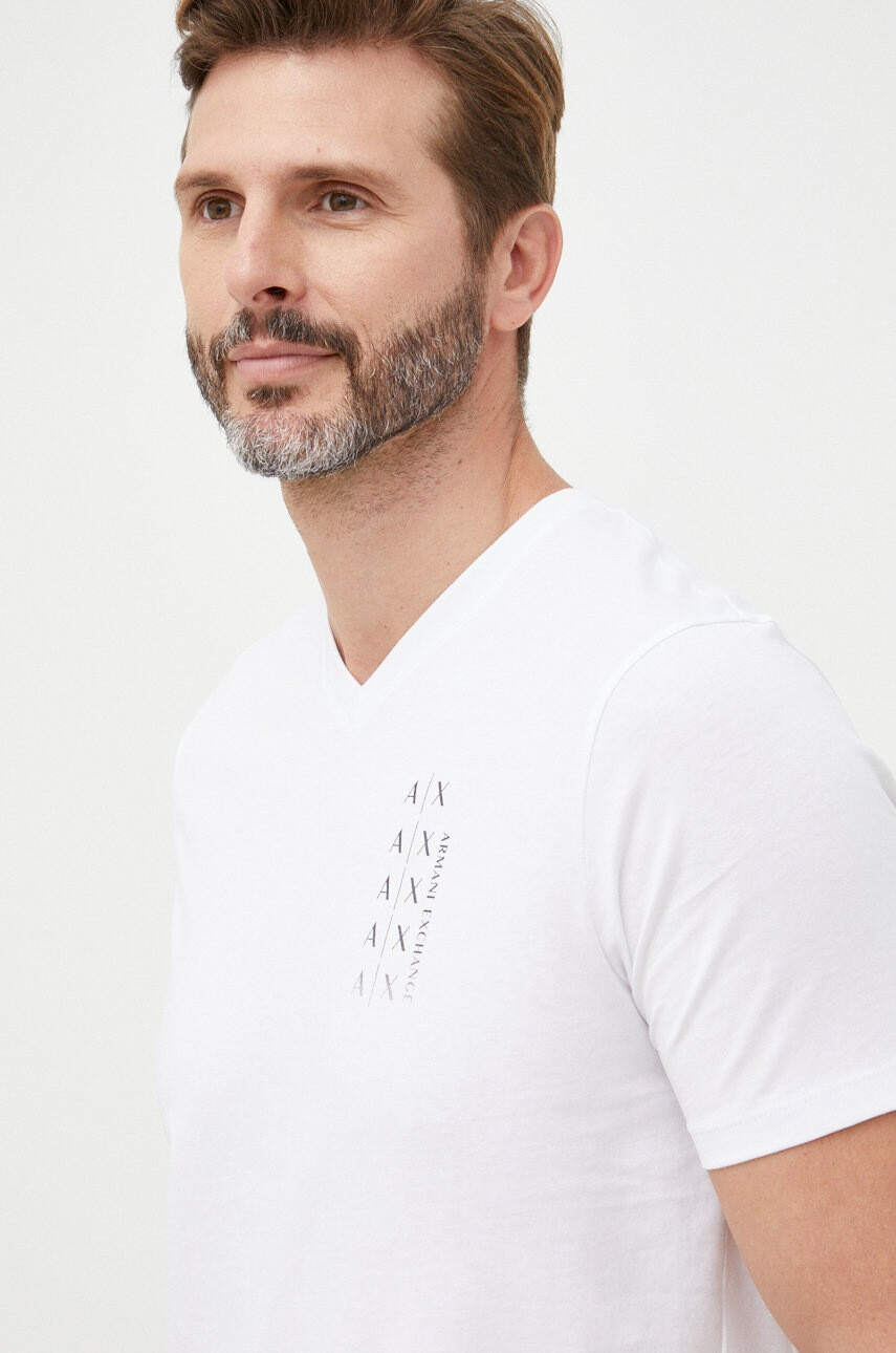 Armani Exchange Памучна тениска - Pepit.bg