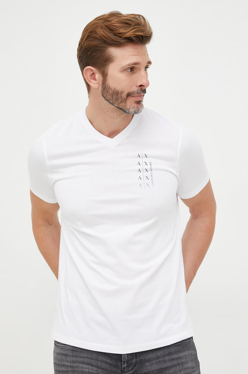 Armani Exchange Памучна тениска - Pepit.bg