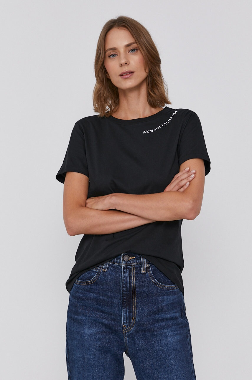Armani Exchange Памучна тениска - Pepit.bg