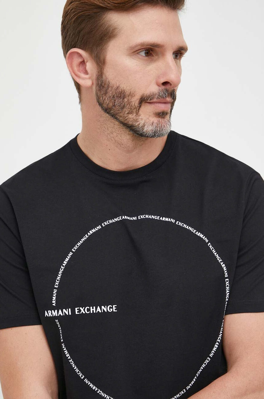 Armani Exchange Памучна тениска - Pepit.bg