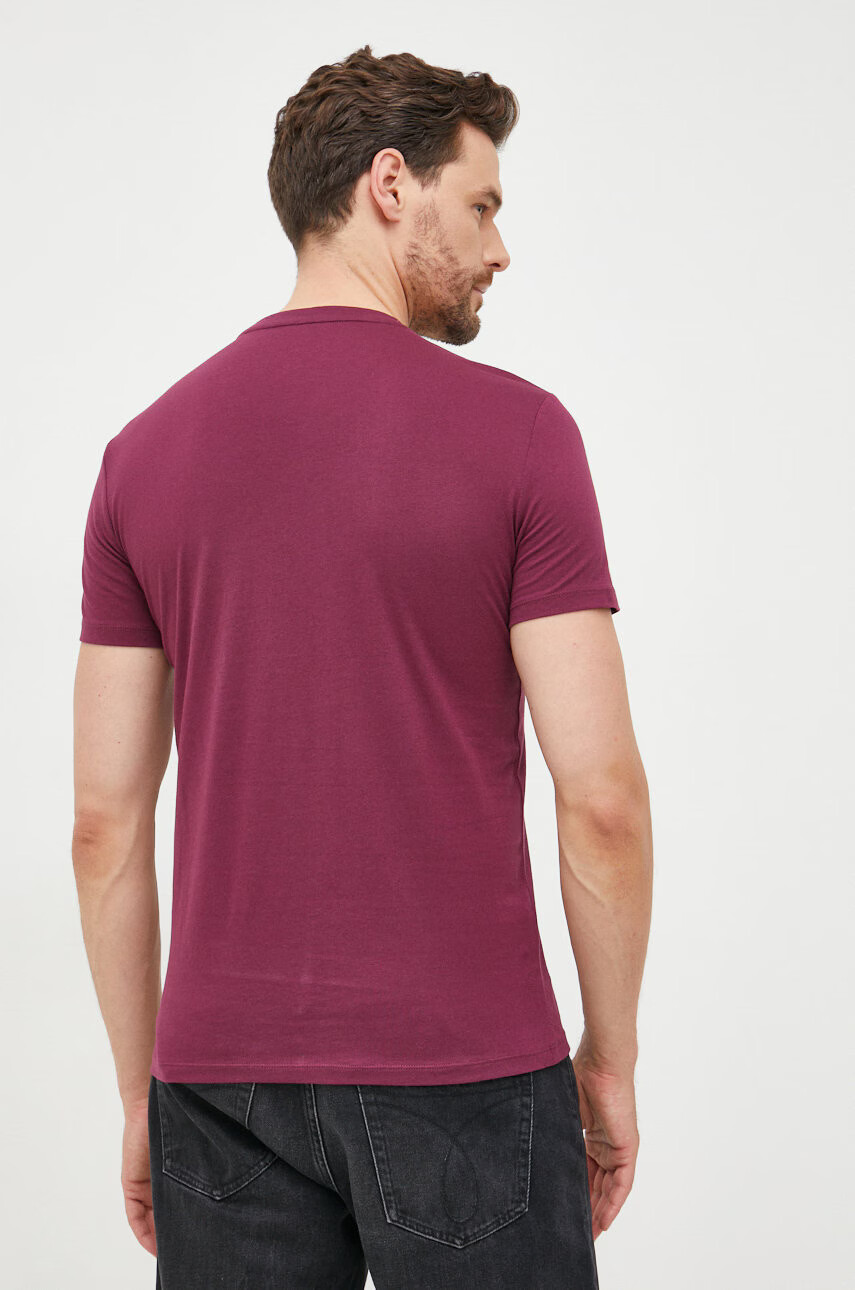 Armani Exchange Памучна тениска в бяло - Pepit.bg