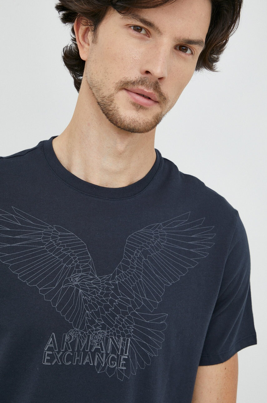 Armani Exchange Памучна тениска - Pepit.bg
