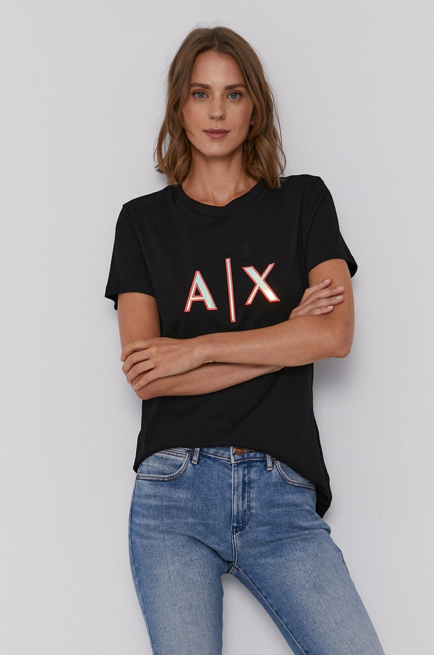Armani Exchange Памучна тениска - Pepit.bg