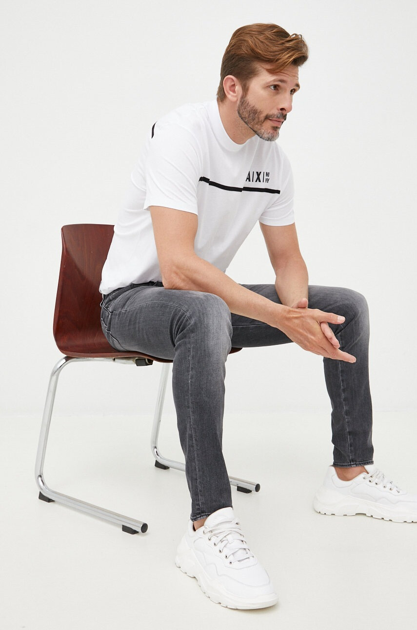 Armani Exchange Памучна тениска - Pepit.bg