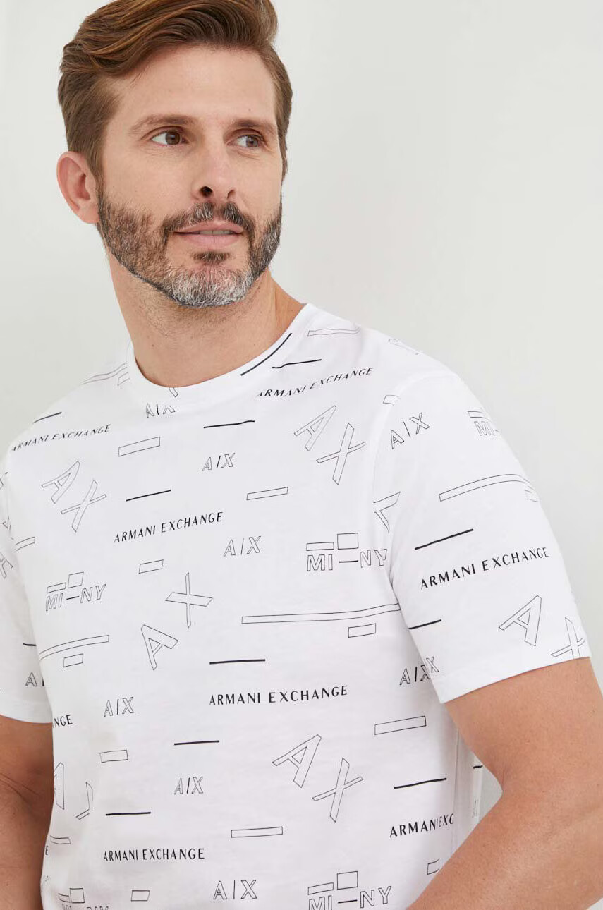 Armani Exchange Памучна тениска - Pepit.bg