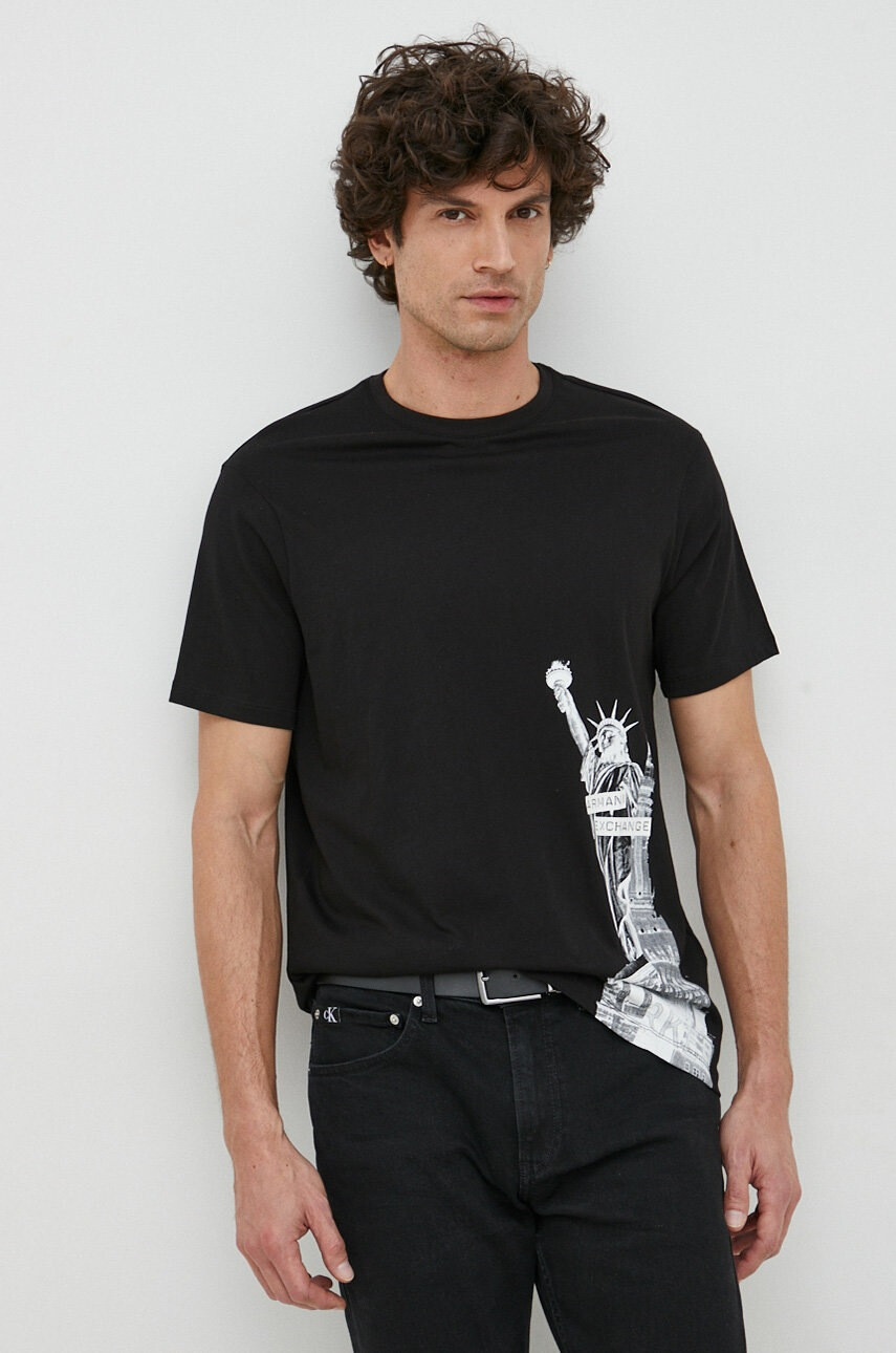 Armani Exchange Памучна тениска - Pepit.bg