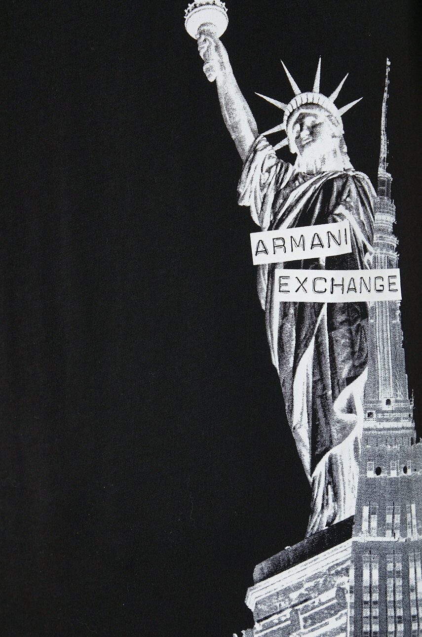 Armani Exchange Памучна тениска - Pepit.bg