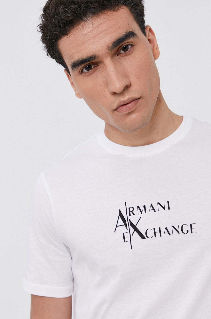 Armani Exchange Памучна тениска - Pepit.bg