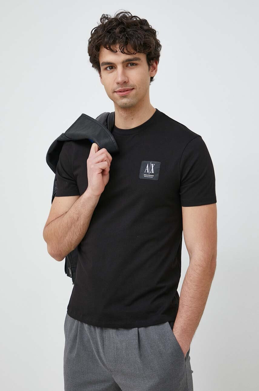 Armani Exchange Памучна тениска - Pepit.bg