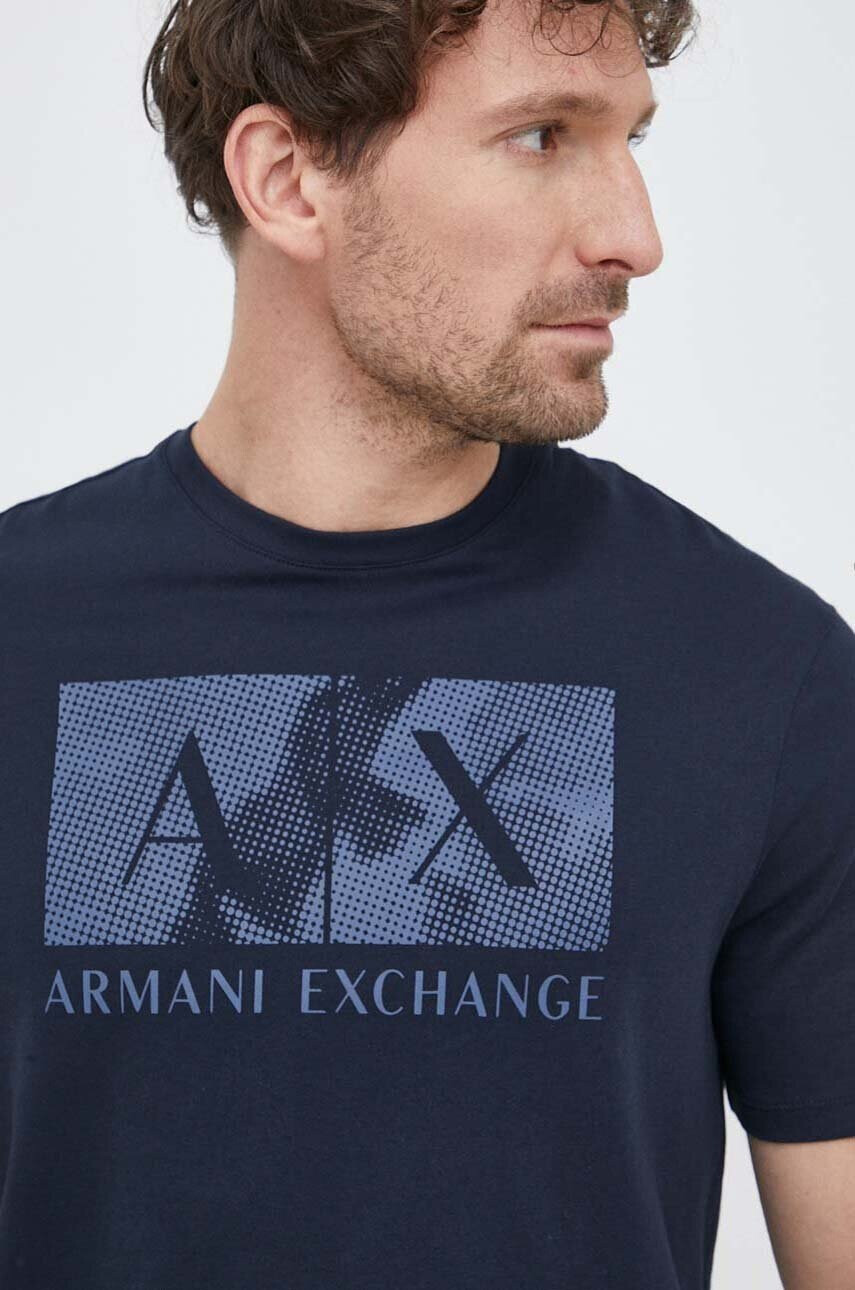 Armani Exchange Памучна тениска - Pepit.bg