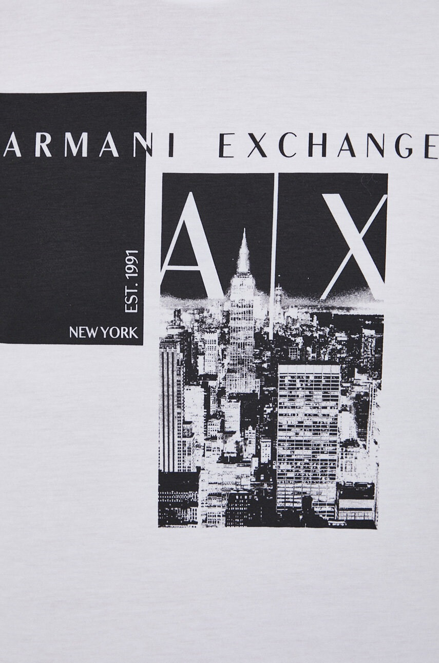 Armani Exchange Памучна тениска - Pepit.bg