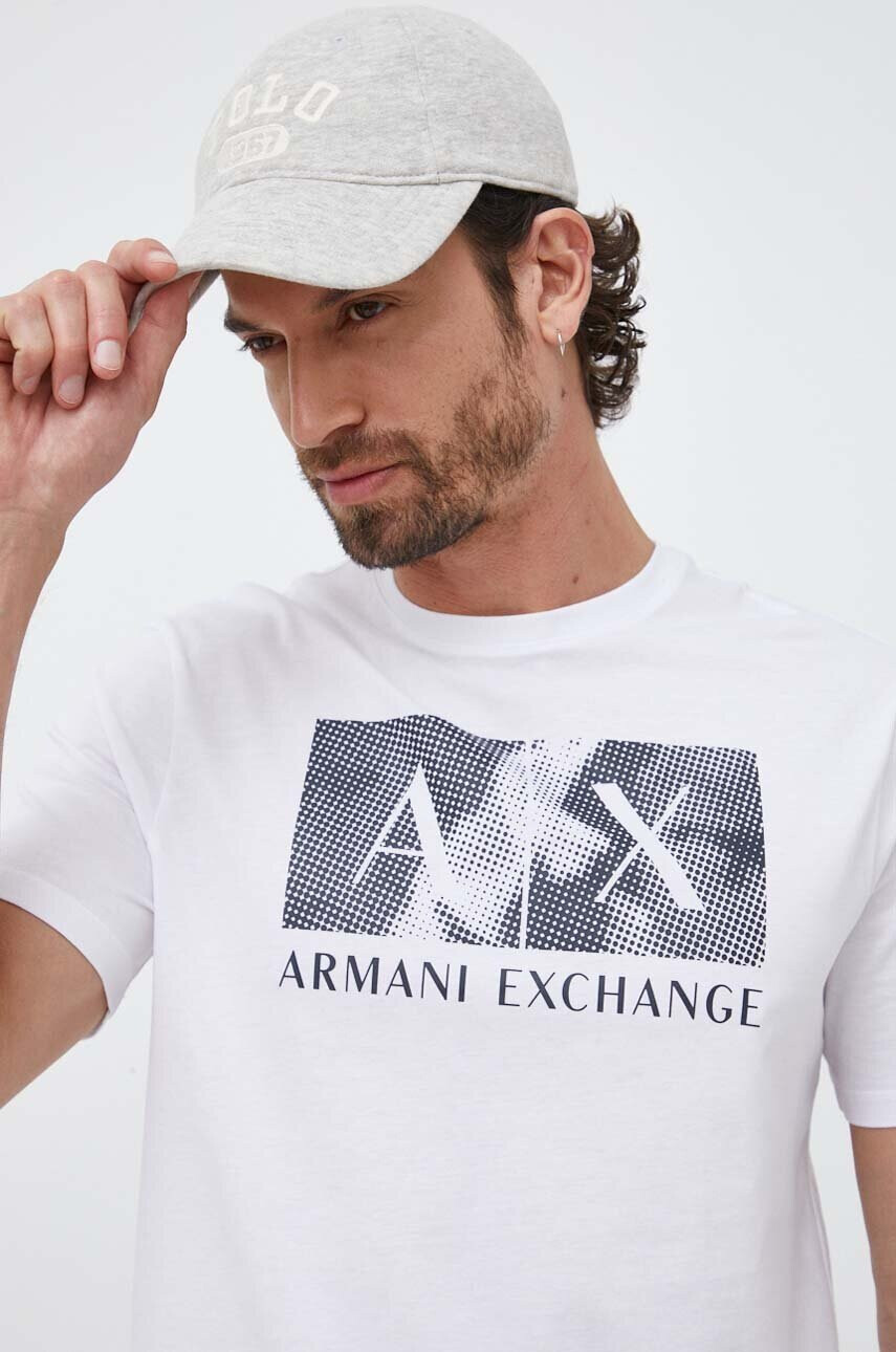 Armani Exchange Памучна тениска - Pepit.bg