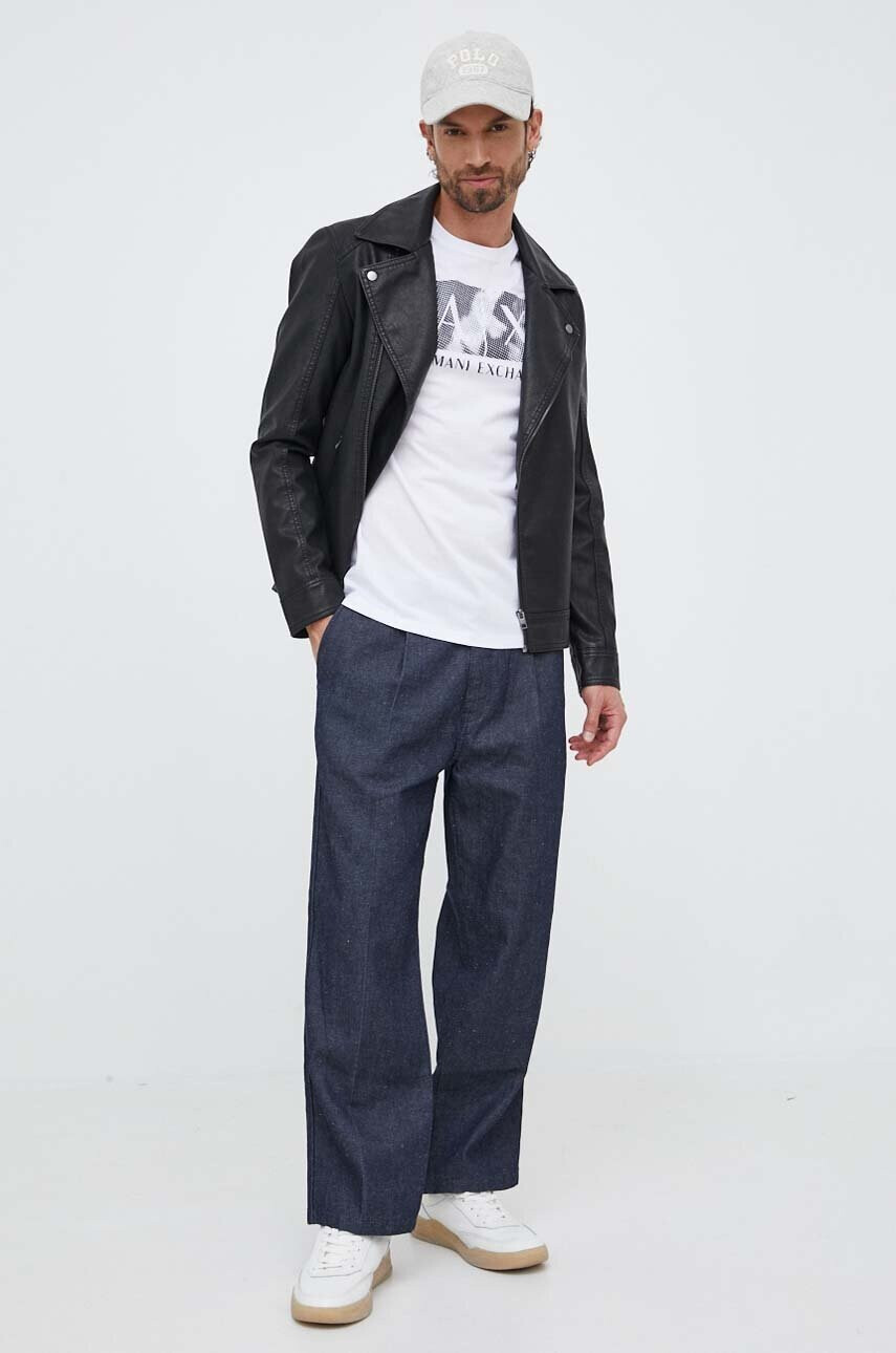 Armani Exchange Памучна тениска - Pepit.bg