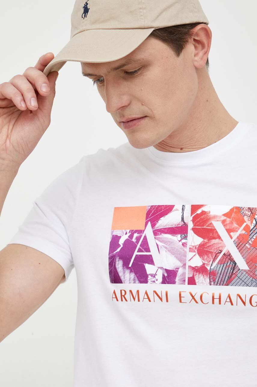 Armani Exchange Памучна тениска - Pepit.bg