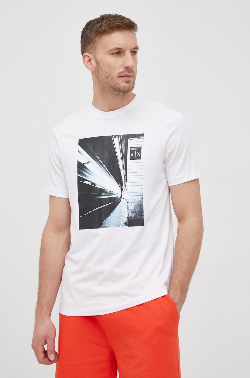 Armani Exchange Памучна тениска - Pepit.bg