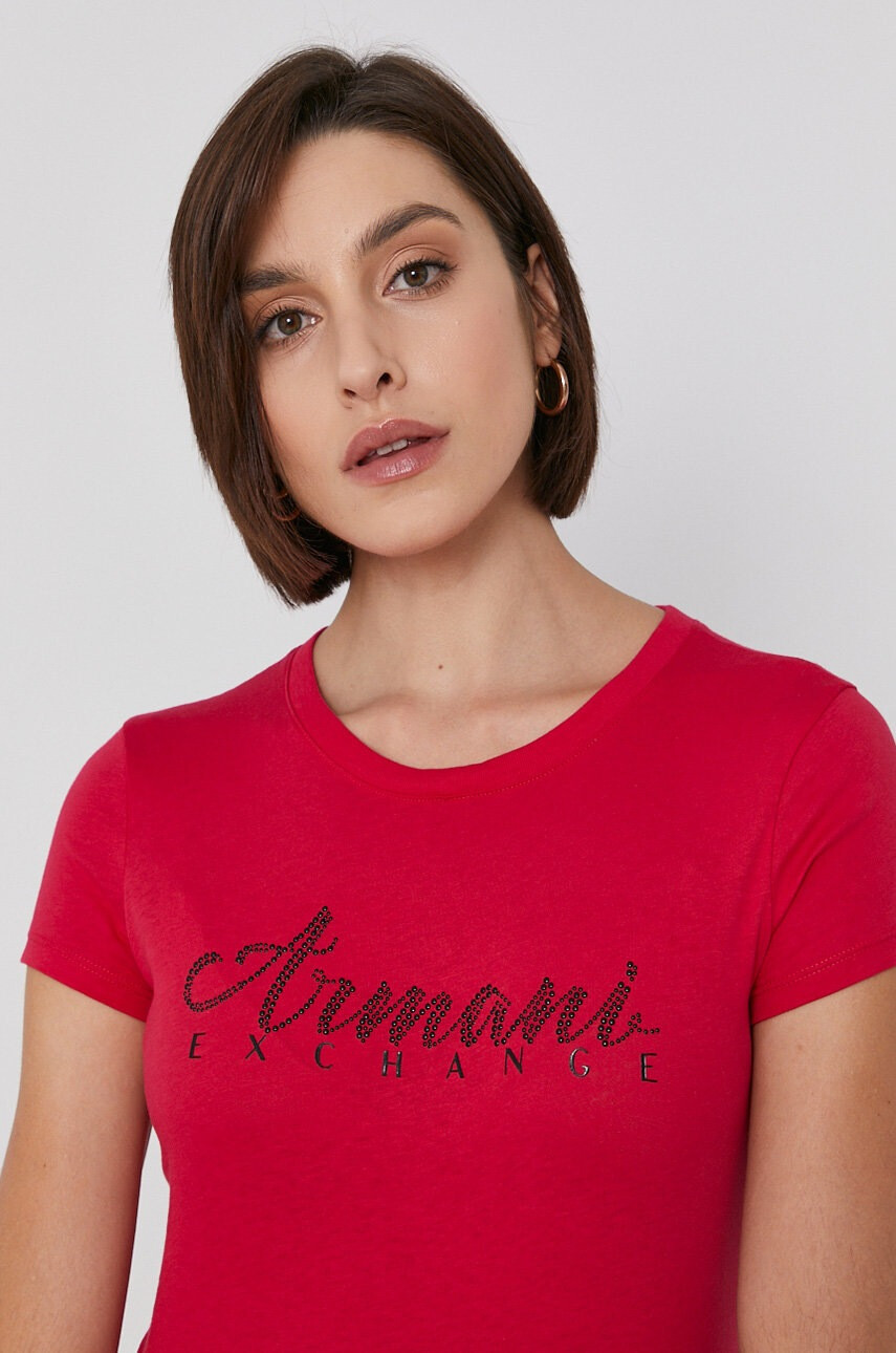 Armani Exchange Памучна тениска - Pepit.bg