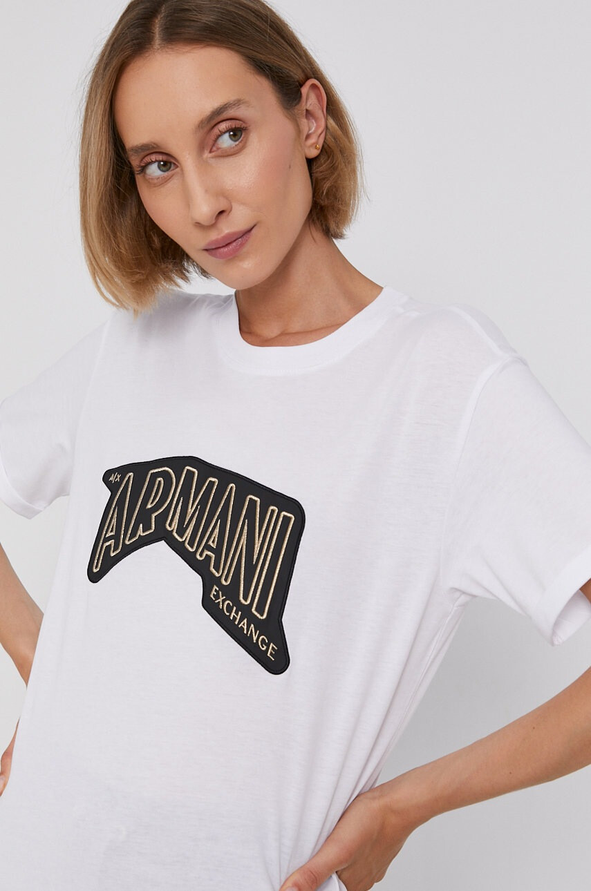 Armani Exchange Памучна тениска - Pepit.bg