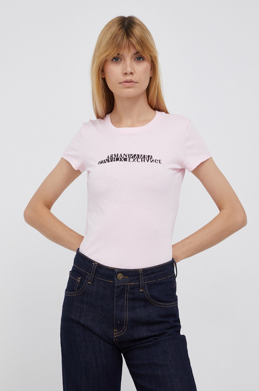 Armani Exchange Памучна тениска - Pepit.bg