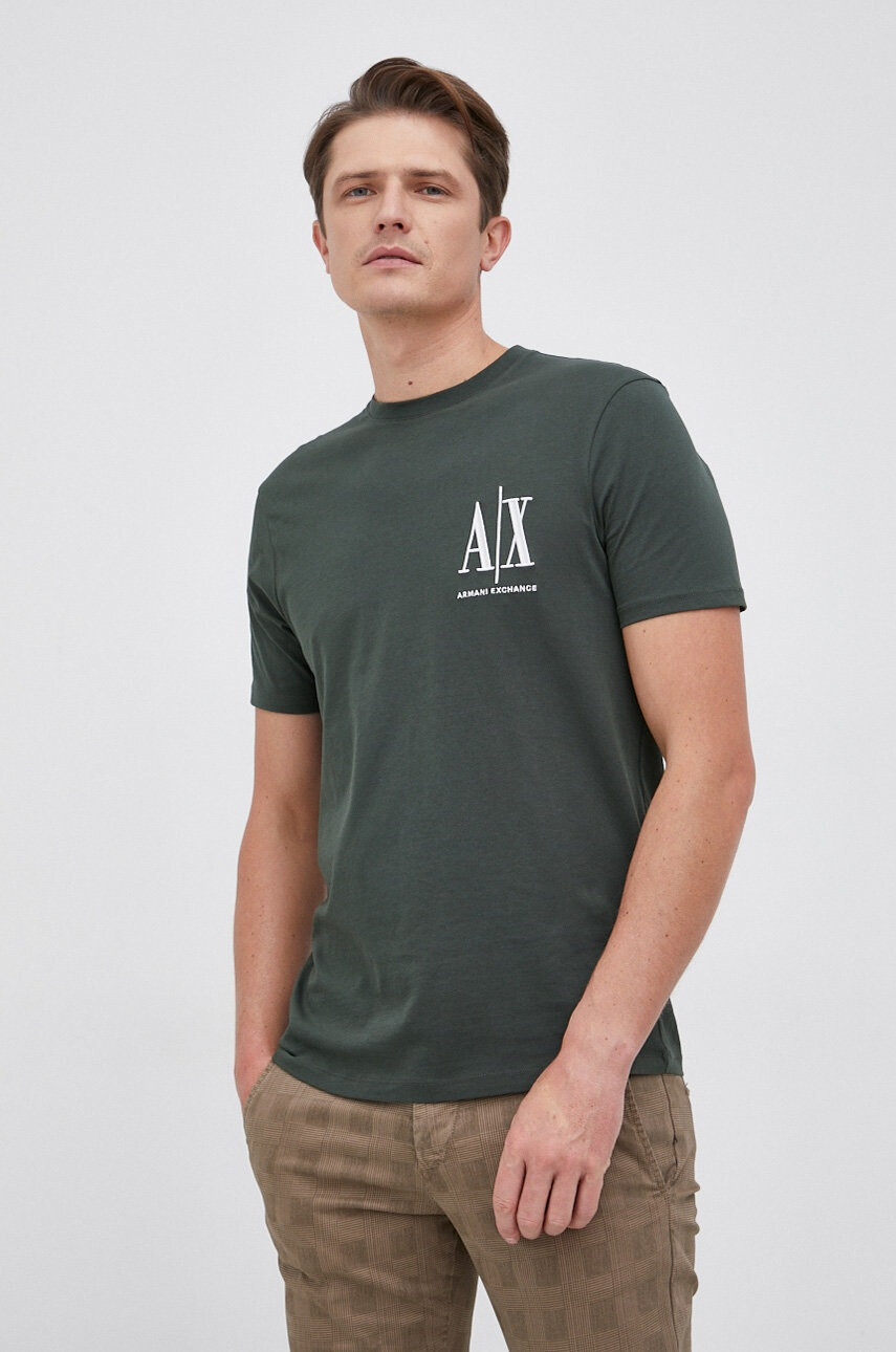 Armani Exchange Памучна тениска - Pepit.bg