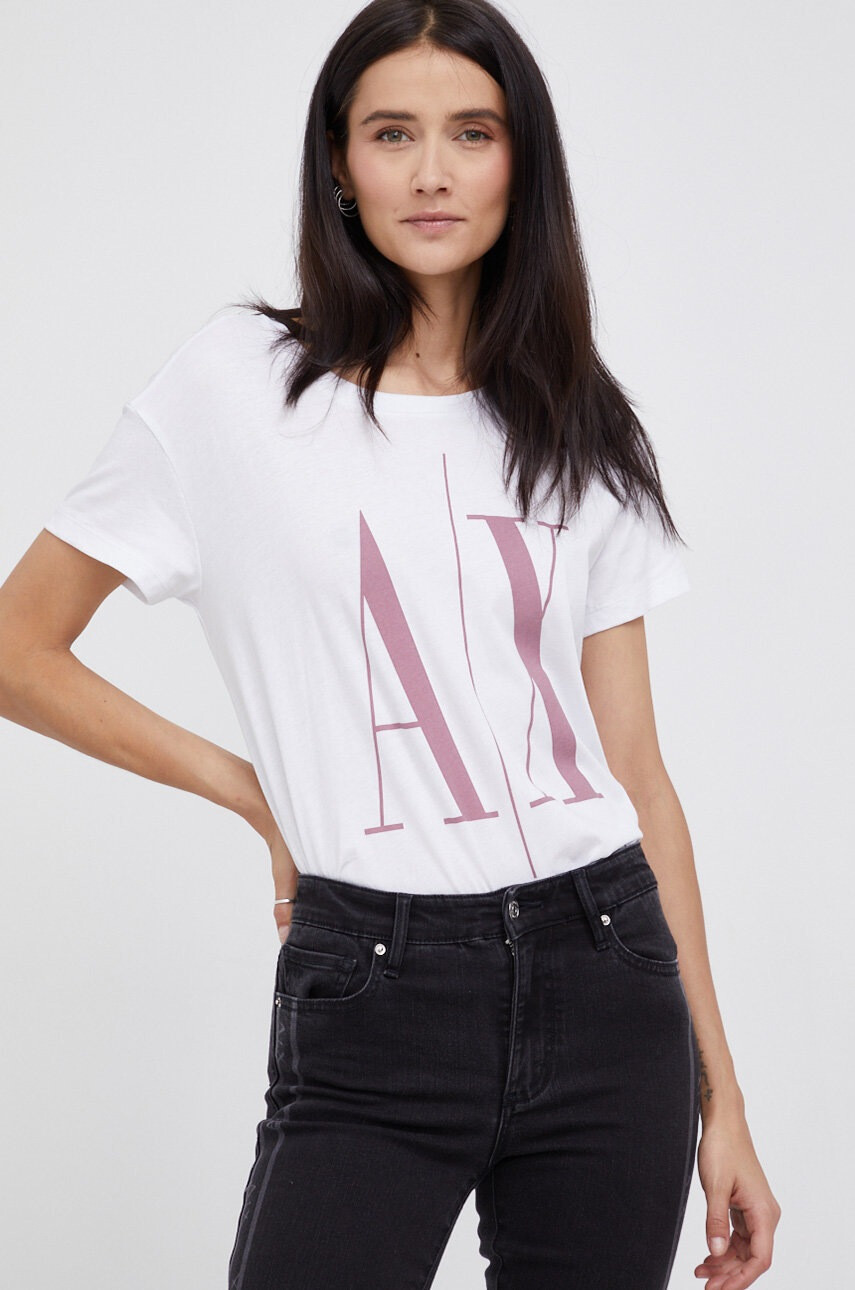 Armani Exchange Памучна тениска - Pepit.bg