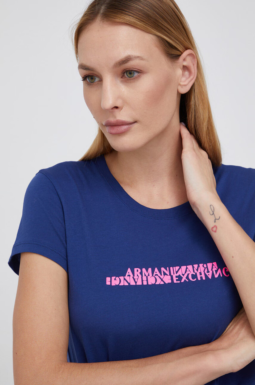 Armani Exchange Памучна тениска - Pepit.bg