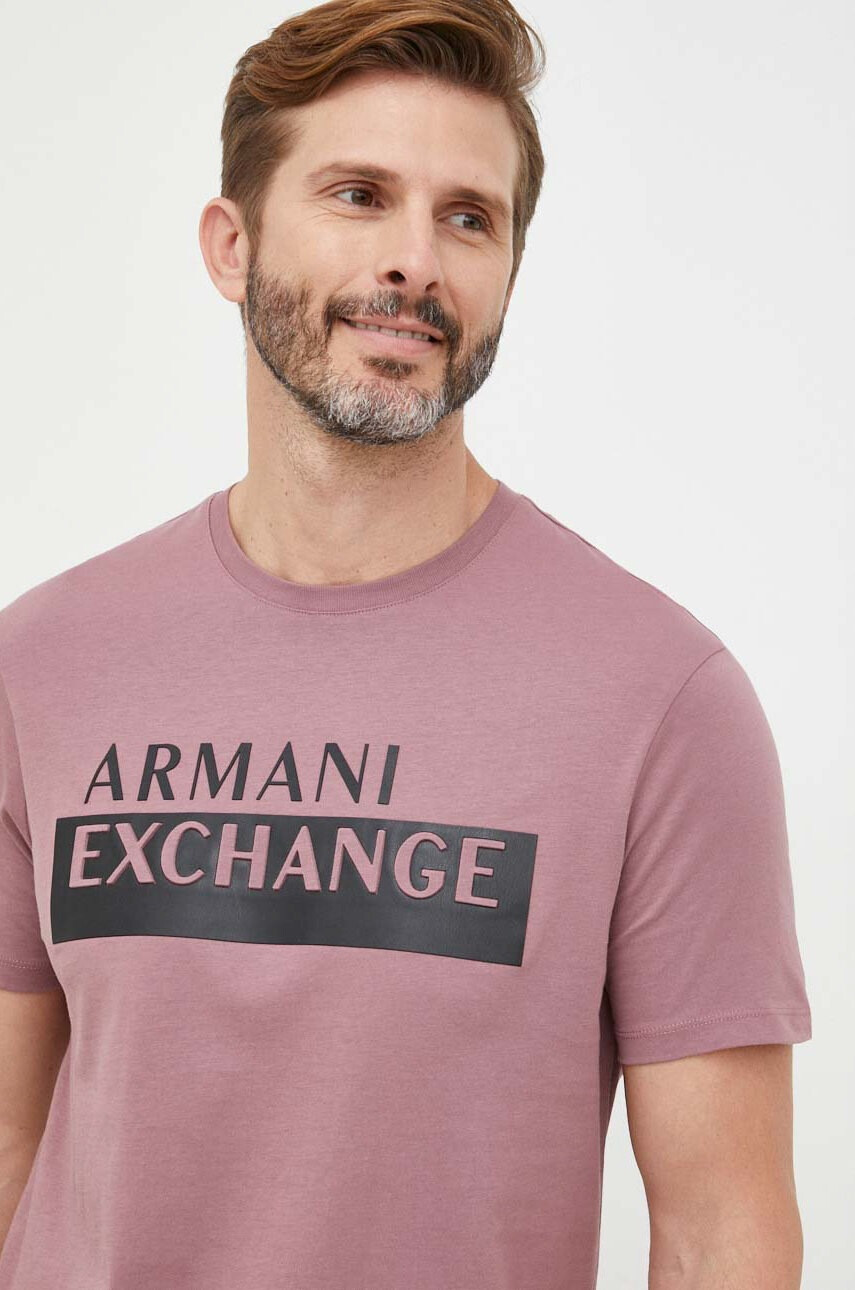 Armani Exchange Памучна тениска - Pepit.bg