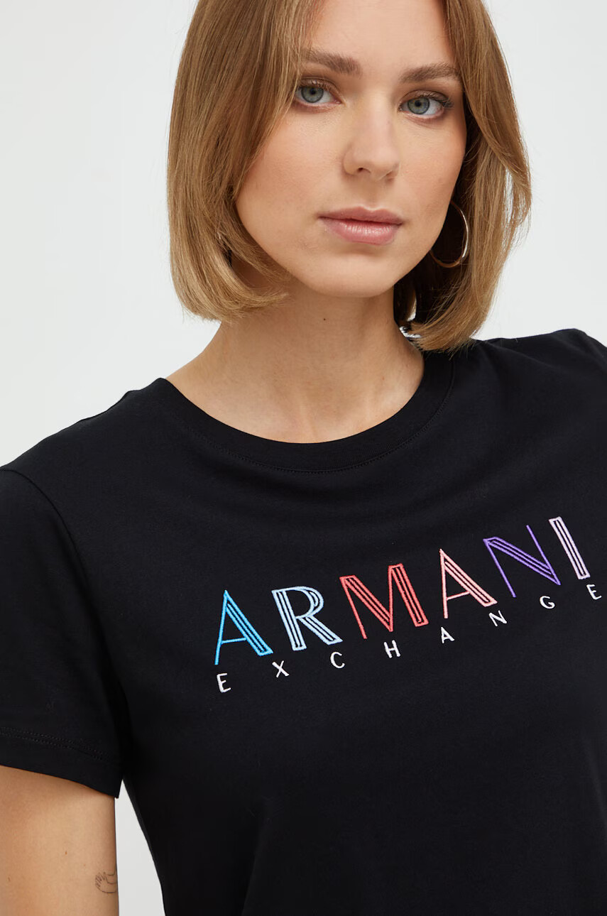 Armani Exchange Памучна тениска - Pepit.bg