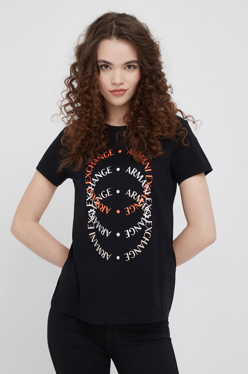 Armani Exchange Памучна тениска - Pepit.bg