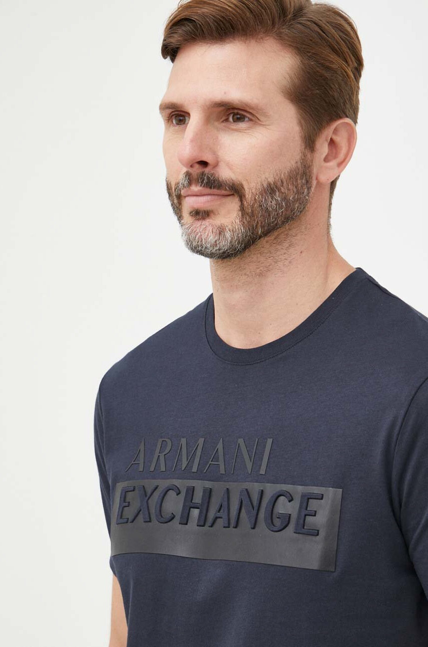 Armani Exchange Памучна тениска - Pepit.bg