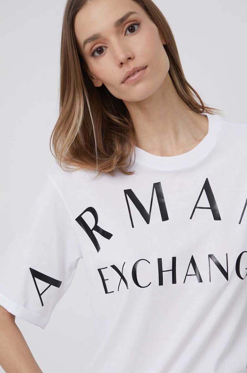 Armani Exchange Памучна тениска - Pepit.bg