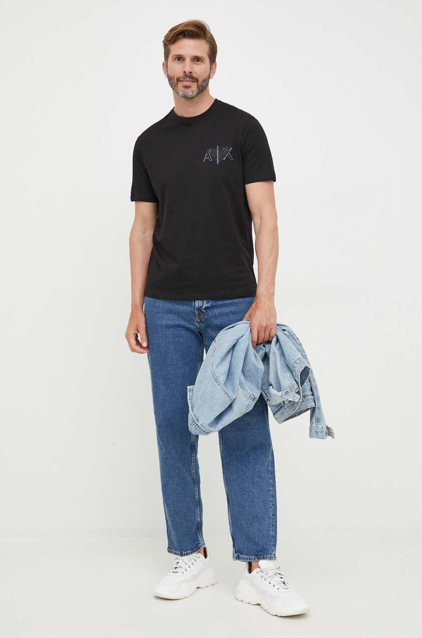 Armani Exchange Памучна тениска - Pepit.bg