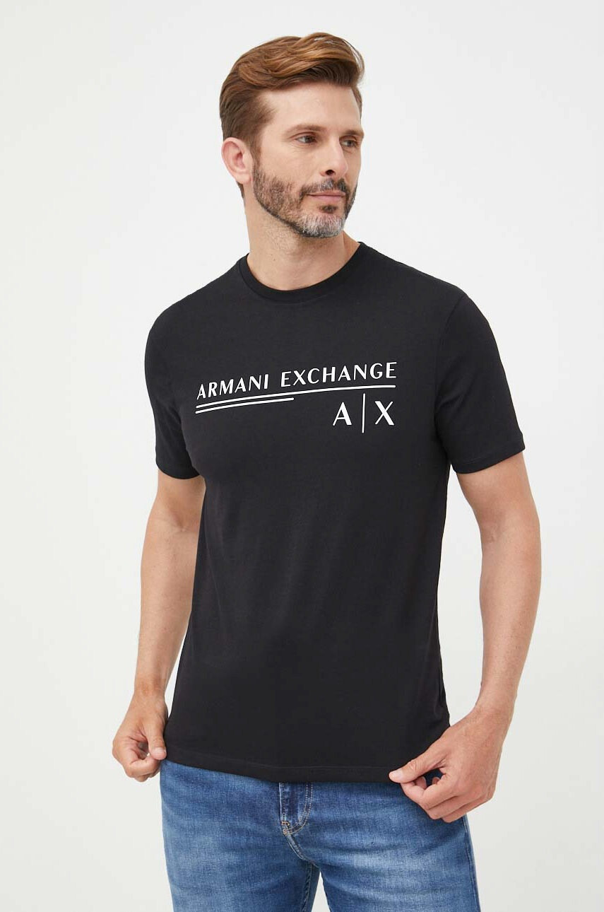 Armani Exchange Памучна тениска - Pepit.bg